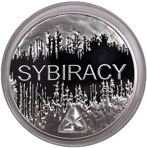 Moneta 10 zł Sybiracy z cyrkonią 2008 rewers