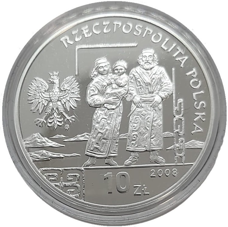 Moneta 10 zł Bronisław Piłsudski 2008 awers