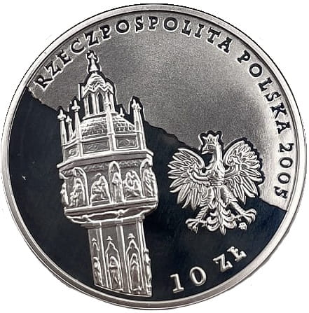 Moneta 10 zł Jan Paweł II 2005 NBP awers