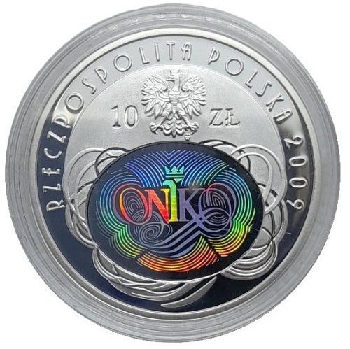 Moneta 10 zł 90 rocznica Powstania NIK 2009 rewers