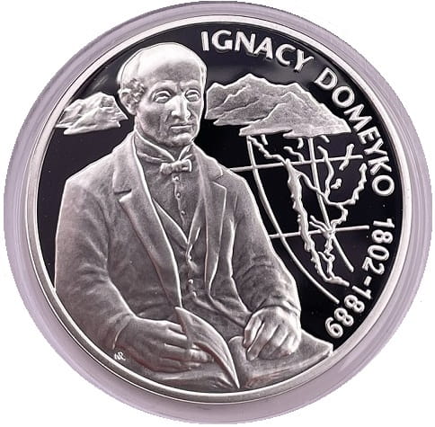 Moneta 10 zł Ignacy Domeyko 2007 rewers