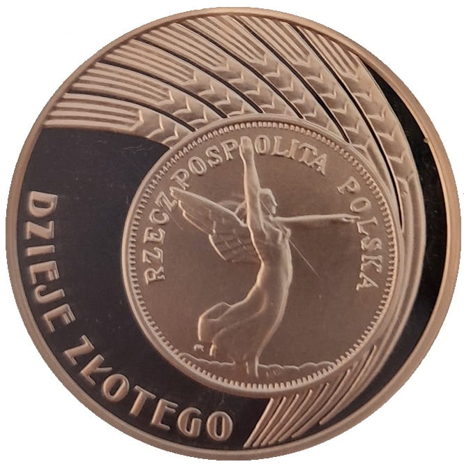 Moneta 10 zł Dzieje złotego Nike 2007 rewers