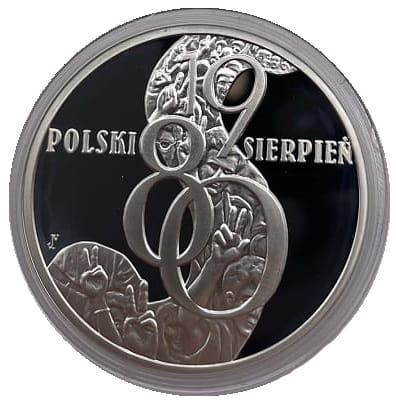 Moneta 10 zł Polski Sierpień 1980 2010 NBP