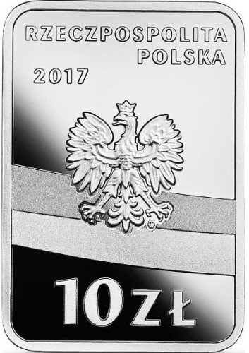 Moneta 10 zł Roman Dmowski 2017 awers
