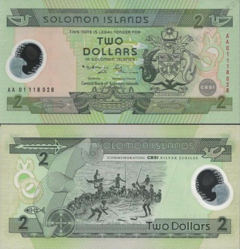 Wyspy Salomona 2 dolary 2011