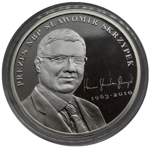 Moneta 10 zł Smoleńsk Pamięci ofiar 2011 rewers