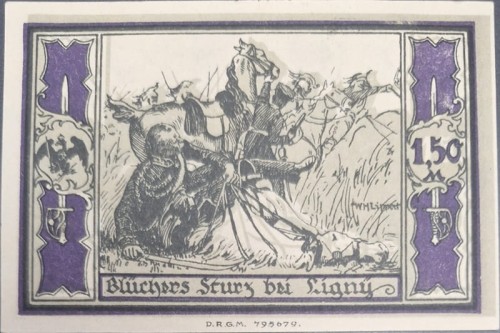 Słupsk - Stolp 1,5 marki 1922 rewers