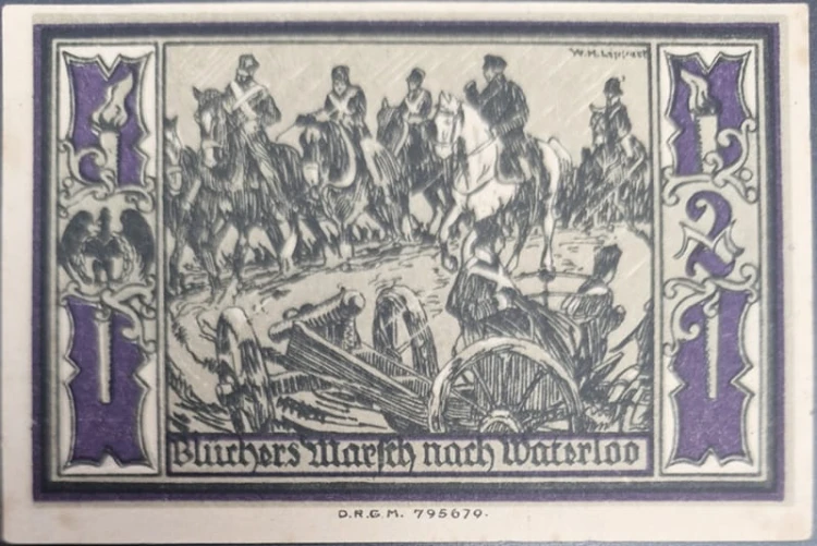 Słupsk - Stolp 2 marki 1922 rewers