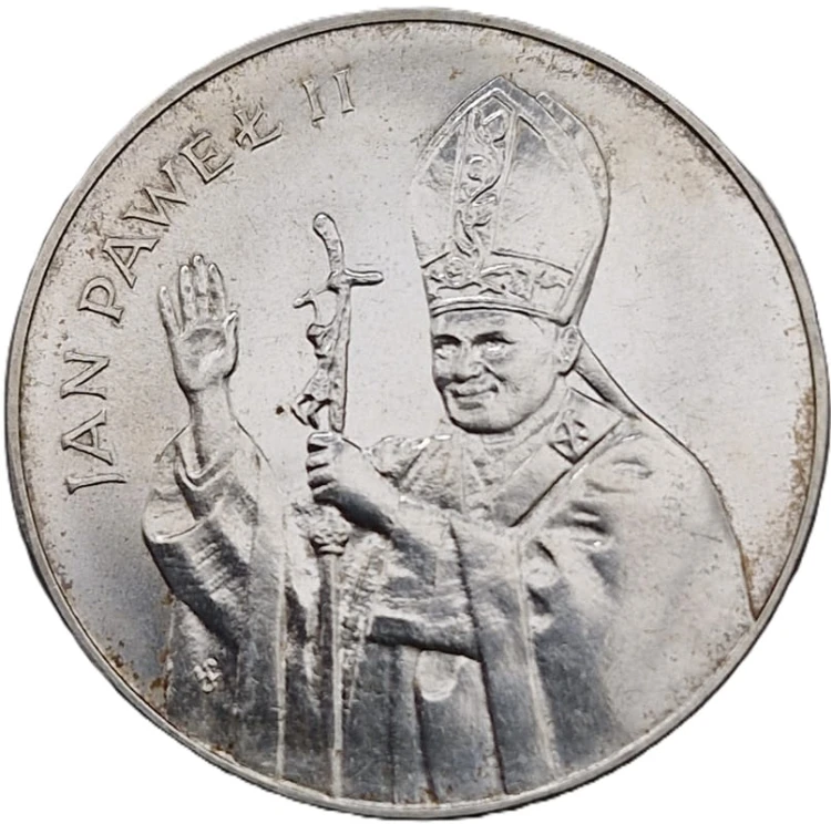 Moneta 10000 zł Jan Paweł II 1987 rewers