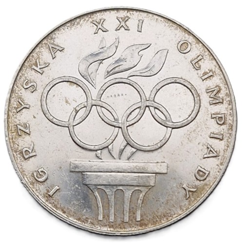 Moneta 200 zł Igrzyska XXI Olimpiady 1976 rewers