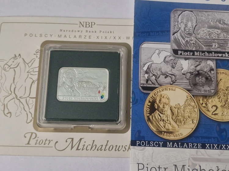 Moneta 20 zł Piotr Michałowski 2012 blister