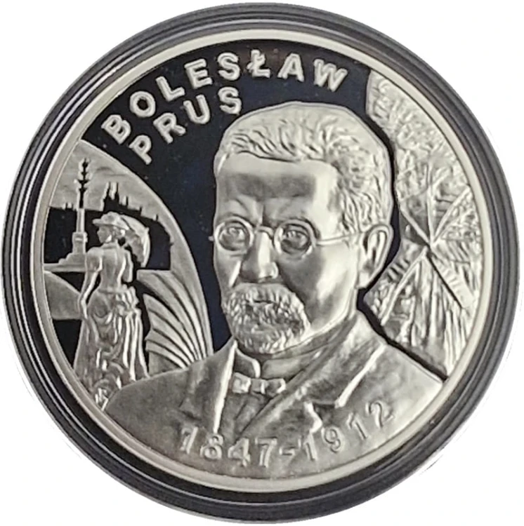 Moneta 10 zł Bolesław Prus 2012 rewers