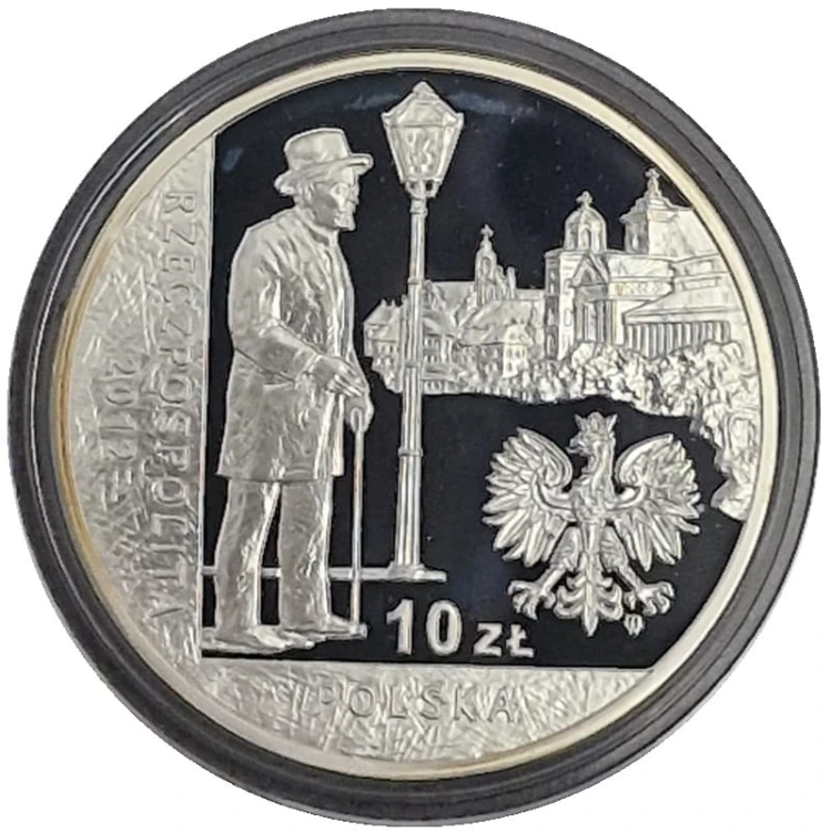 Moneta 10 zł Bolesław Prus 2012 awers