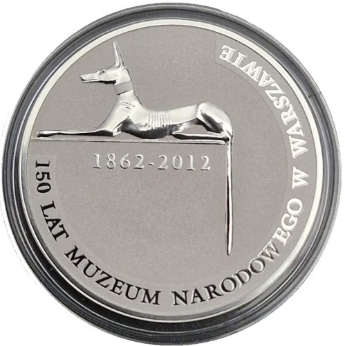 10 zł Muzeum Narodowe w Warszawie 2012 rewers