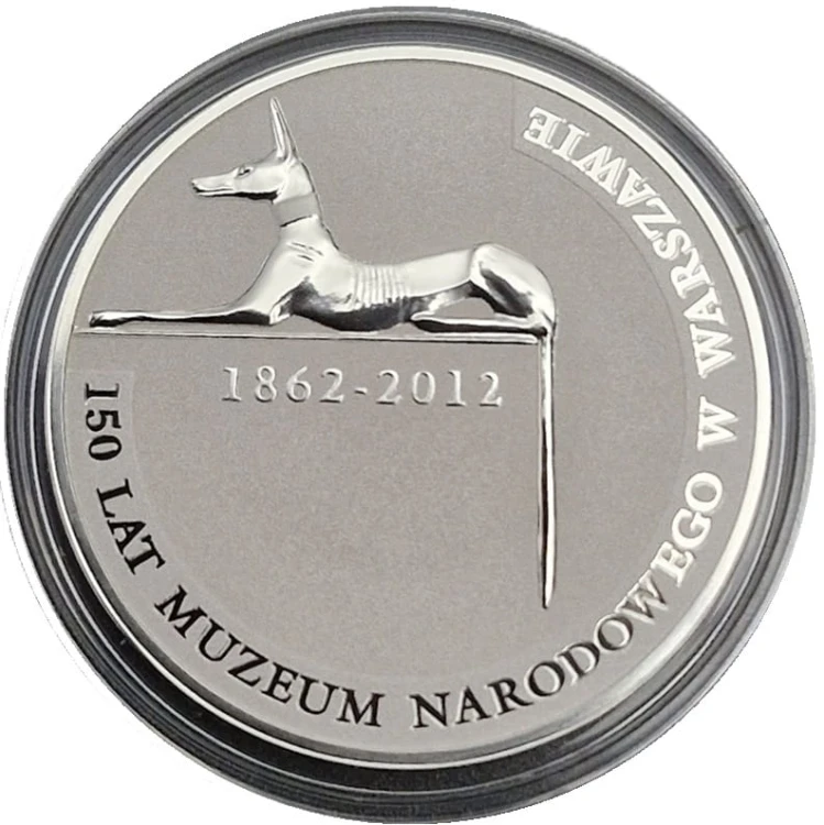 10 zł Muzeum Narodowe w Warszawie 2012 rewers
