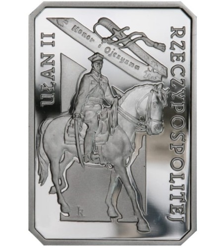 Moneta 10 zł Ułan II Rzeczpospolitej 2011 rewers