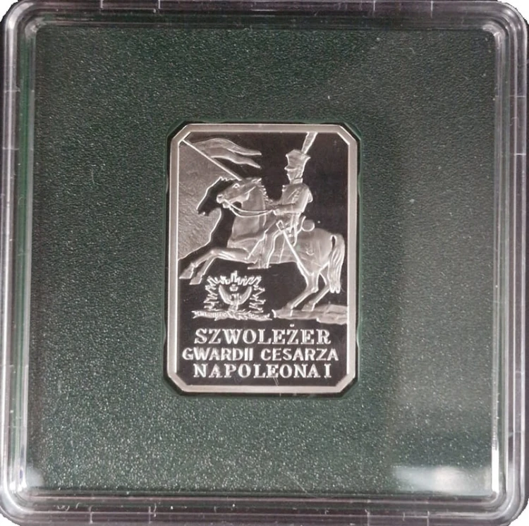 Moneta 10 Szwoleżer Napoleona I 2010 rewers