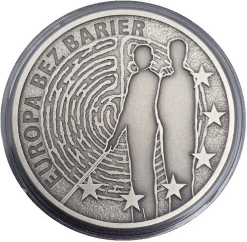 10 zł Europa bez barier 2011 rewers