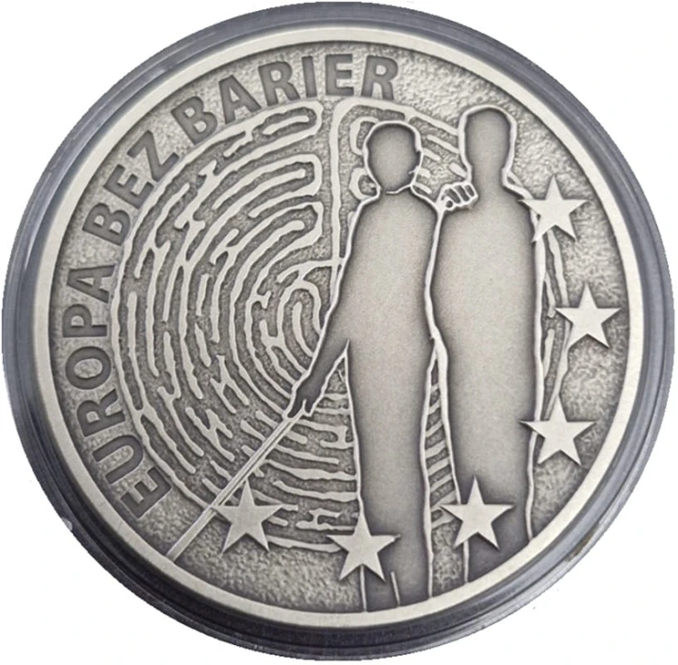 10 zł Europa bez barier 2011 rewers