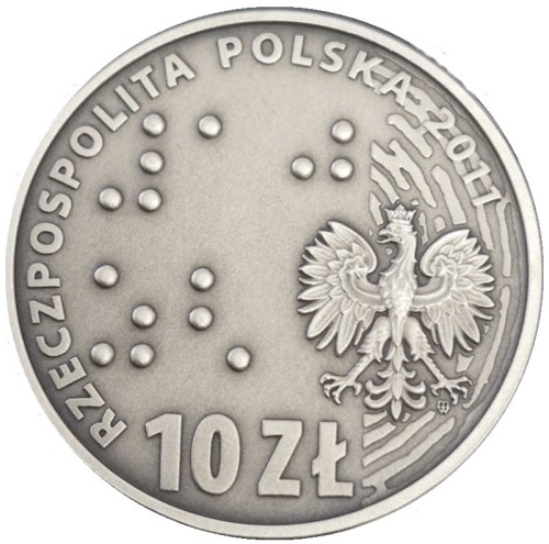 10 zł Europa bez barier 2011 awers