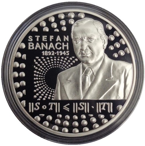 Moneta 10 zł Stefan Banach 2012 rewers