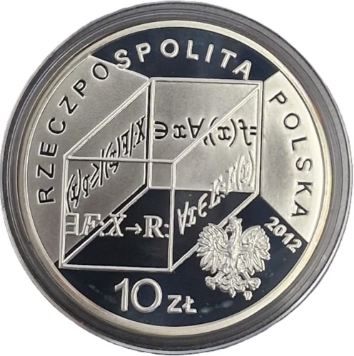 Moneta 10 zł Stefan Banach 2012 awers