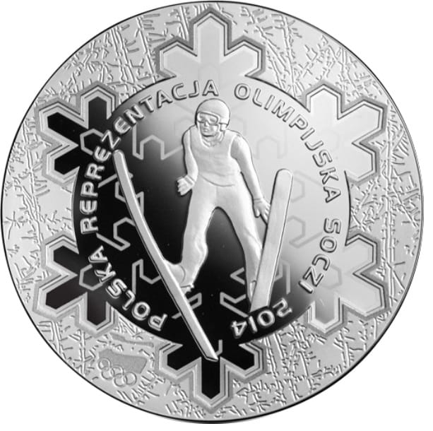 Moneta 10 zł Soczi 2014  awers