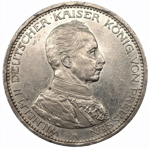 5 marek 1914 A Wilhelm II Prusy rewers