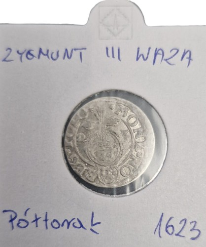 Moneta Półtorak Zygmunt III Waza 1621-1624 oryginalne awers