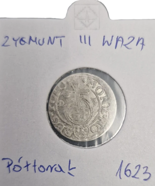 Moneta Półtorak Zygmunt III Waza 1621-1624 oryginalne awers
