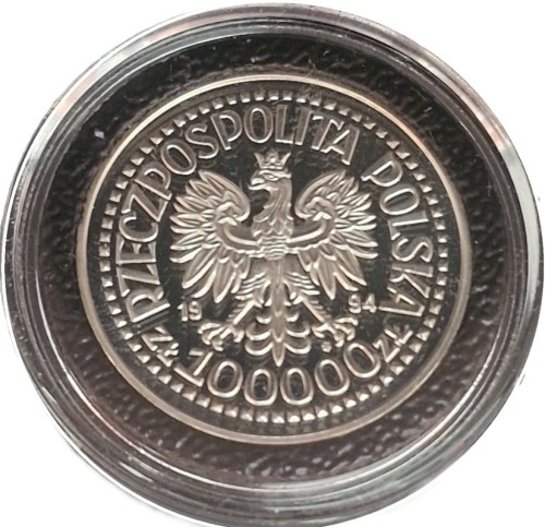 Moneta 100000 zł 50 rocznica Powstania Warszawskiego 1994 awers