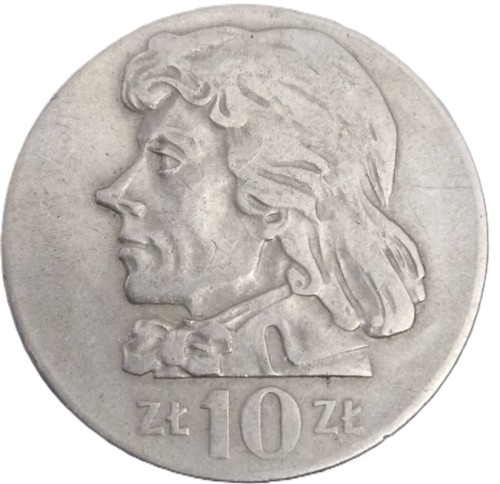 Moneta PRL 10 zł Tadeusz Kościuszko 1971 rewers