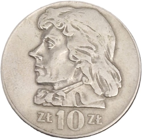 Moneta 10 zł 1970 Kościuszko rewers