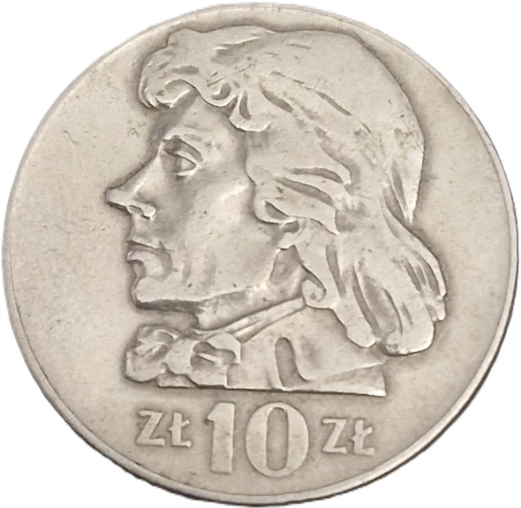 Moneta 10 zł 1970 Kościuszko rewers