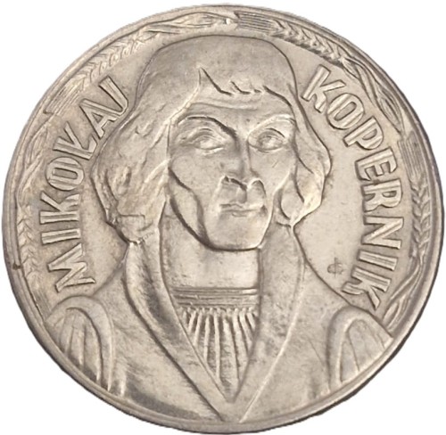 10 zł Mikołaj Kopernik 1967 rewers