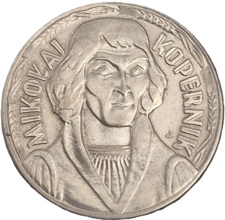 10 zł Mikołaj Kopernik 1967 rewers