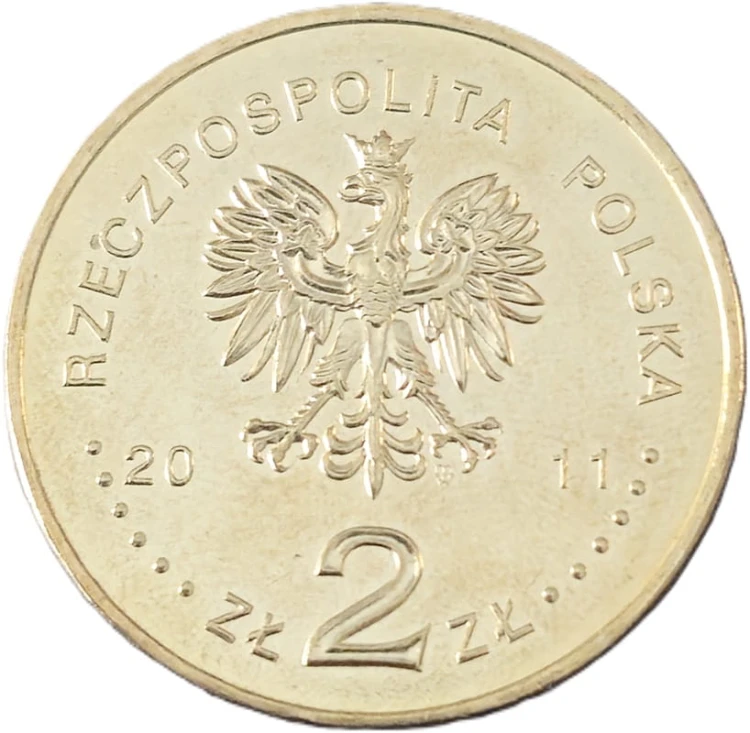 Moneta okolicznościowa 2 zł Klasztor Paulinów Kraków 2011 awers