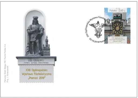 Koperta FDC XXII Ogólnopolska Wystawa Filatelistyczna 2018 1910