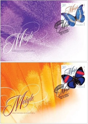 Koperty FDC Motyle 2020 2059-2060