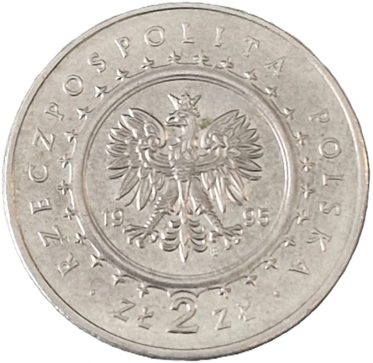 Moneta okolicznościowa 2 zł Pałac Królewski w Łazienkach 1995 awers