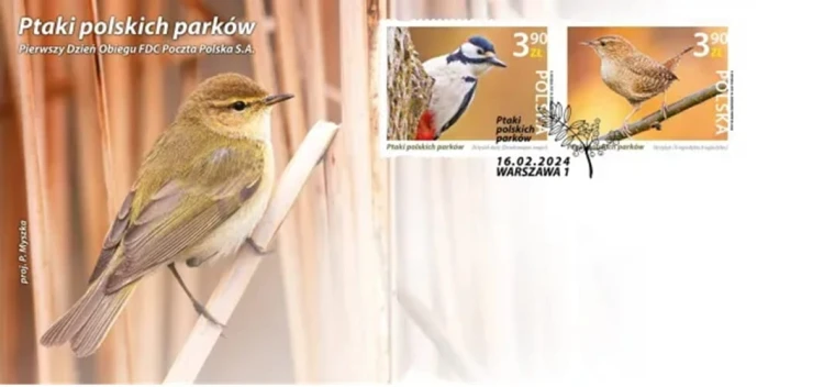 Koperta FDC 2297 Ptaki Polskich Parków 2024