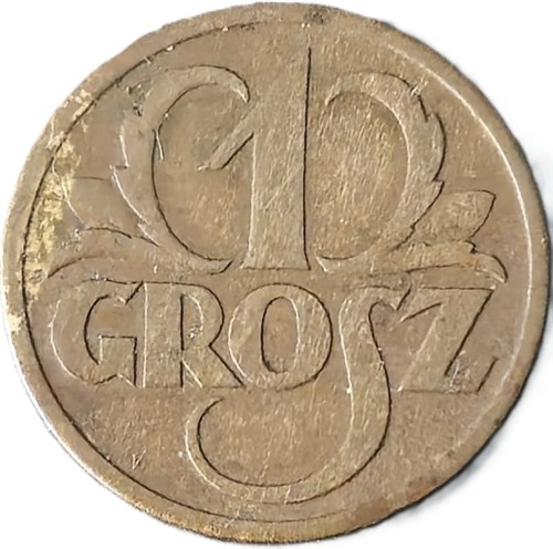 Moneta 1 grosz 1935 II RP rewers
