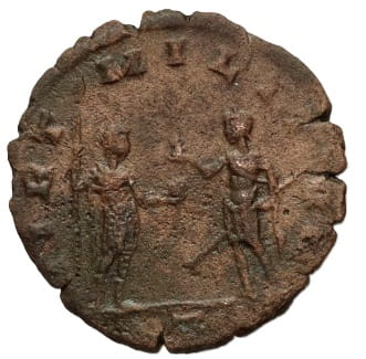 Moneta Antoninian Aurelian rewers