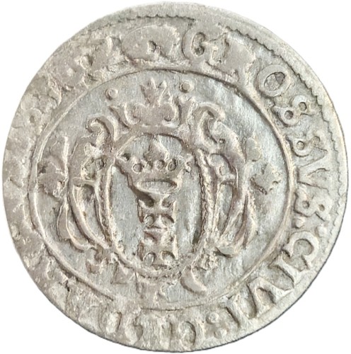 Moneta grosz Zygmunt III Waza 1626 Gdańsk awers