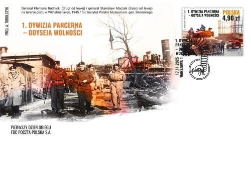 FDC 1 Dywizja pancerna Odyseja Wolności Wilhelmshaven 2025