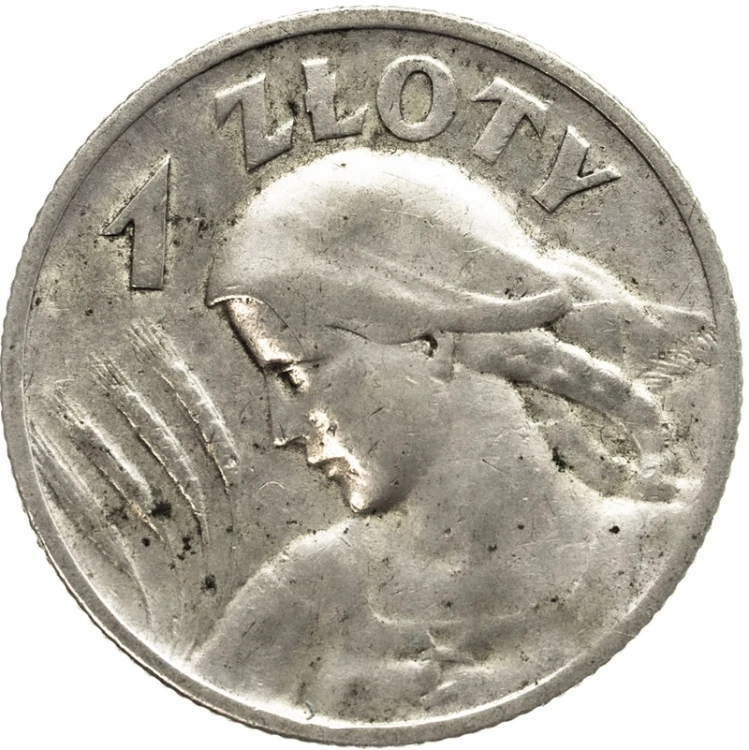 Moneta 1 złoty 1925 rewers