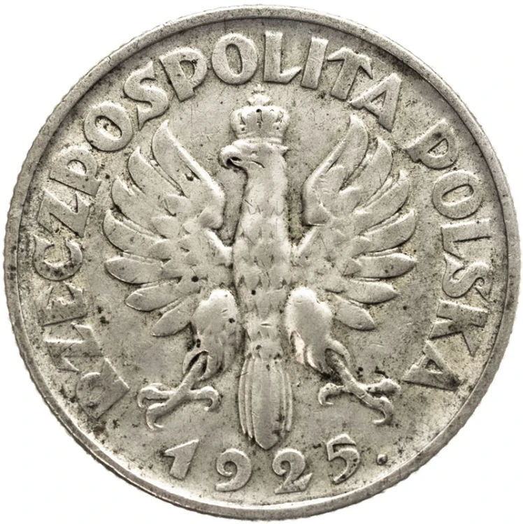 Moneta 1 złoty 1925 awers