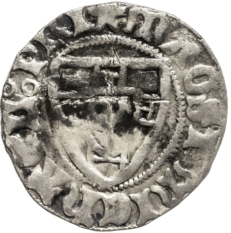 Moneta Szeląg 1414-1422 rewers