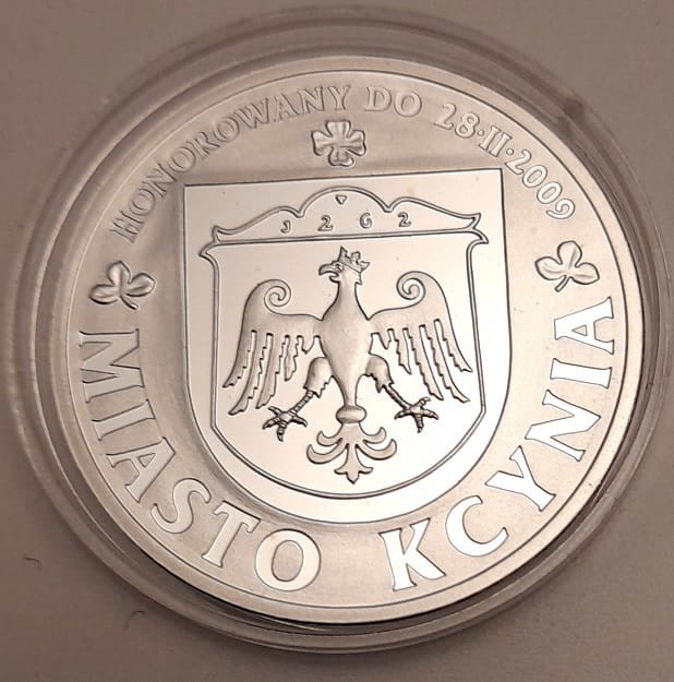 40 Kcyń - Miasto Kcynia 2008 Dukat Lokalny awers