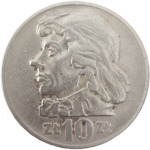Moneta 10 zł Tadeusz Kościuszko 1960 rewers